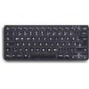 Merkloos Tastiera mini wireless - Retroilluminazione bianca - Tasti a forbice - Layout QWERTZ - 2,4 GHz