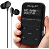 Merkloos Radio tascabile DAB+ e FM - Ricaricabile - 20 stazioni - Nero - Con cuffie stereo e antenna integrata