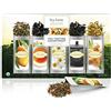 Tea Forte Tea Forté SINGLE STEEPS Campionario classico di tè in foglie, 15 varietà in bustine monoporzione - Tè verde, tè alle erbe, tè nero