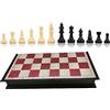 HWSRL Scacchi da Tavolo, Scacchi Internazionali, Scacchiera Magnetica, Scheda di Gioco Pieghevole per Adulti e Bambini, Portatile per Viaggi (32CM)