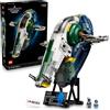BRICK Flip Lego Jango Fett Starship - Starwars Slave 1 Lego 75409, Jango Fetts, navata stellata della classe Firespray (con piastrella stampata)