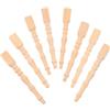 Healeved Gambe da tavolo in legno 1:12 per mobili in miniatura, casa delle bambole, 8 pezzi, accessorio per progetti di mobili e giardino fatato