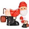 Ungtyb Macchina per Bolle per Feste Babbo Natale Elettrico Novità Divertente | Macchina Automatica Per Bolle Per Feste Bambini Matrimoni Prato Giardino Spiaggia Piscina