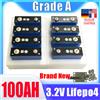 DIANKAISHOU Nuova Batteria Lifepo4 3.2V 100AH Grado A 3C 105ah Fai-da-te 12V 24V 48V per EV, RV, Uso Marino, Accumulo di Energia Solare, Batteria Ricaricabile, Esente da Dazi