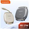 toocki Cavo USB-C Lightning retrattile Toocki per iPhone 14, 13, 11 Pro Max, 8, 7, con ricarica rapida PD 27W, cavo di ricarica Lightning e cavo dati.