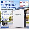 SANDISOLAR Batteria LiFePO4 SANDISOLAR 51.2V 300Ah 48V 15.36kWh 200A con BMS Intelligente CAN RS485 per Accumulo di Energia Solare, Disponibile in Stock UE