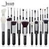 Jessup Pennelli per Trucco Jessup 15-25 pezzi Set di Pennelli Professionali in Fibre Naturali e Sintetiche per Fondotinta, Cipria, Contouring, Sfumature e Ombretto
