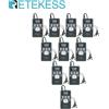 retekess RRETEKESS PR13: ricevitore radio FM stereo portatile, con processore digitale di segnale (DSP) e mini orologio digitale, ideale per visite guidate, riunioni in chiesa e corsi di formazione.