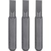 QUARKZMAN 3Pz SL3.5 Punte Avvitatore Taglio 5/32 Gambo Esagonale 28mm L | Acciaio S2, Magnetiche, a Testa Piatta, Inserti per Avvitatore Cacciaviti Elettrici e Manuali Riparazioni Precisione