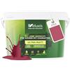 Veluxis Colore Veluxis rosa/rosso/rosa antico opaca 2,5 L - Rosy Raspberry | Pittura per interni classe 1, senza COV, senza primer e antigoccia, per soggiorno e camera