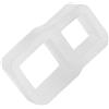 Generico 5 Pezzi Fermaporte Per Maniglie Fermaporta Maniglia Fermo Per Maniglia Porta In Silicone, Antirumore Protettivo 4,5x2,5 Cm, Trasparente O Nero, Per Camera Studio Hotel E Bambini