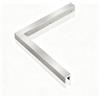 YLLFFLL barra stabilizzatrice per box doccia Barra Di Supporto Per Pannello In Vetro, Braccio Di Supporto Angolare In Vetro Per Doccia Per Da 8 9 10 Mm, Staffa Stabilizzatrice(Silver)