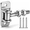 VOSSOT Cerniere per Cancello M16 Inox 1 Pezzi Cardini per Cancello con Volantino Cerniere per Legno e Cerniere per Cancello in Ferro con 8 Viti per Porte in Legno Pesanti