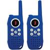 Lexibook, Walkie-Talkie, 5 km / 3 miglia, Suono Digitale, Gioco di Comunicazione all'Interno e all'Esterno, Clip da Cintura, Blu, TW42