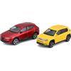 Burago Bburago - 2-Pack Street Fire 1:43 Fiat Panda Gialla e Alfa Tonale Rossa | Set da 2 modellini diecast in scala 1:43 con Fiat Panda e Alfa Romeo Tonale con licenze ufficiali per collezionisti.