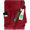 npluseins Coral 1448.2043 - Coperta in pile, con maniche e marsupio