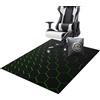 Tkuhknag 120 x 140 cm Tappeto per Sedia da Ufficio Tappetino Protettivo per Moquette Tappetino Salvapavimento Ufficio Protettore del Tappetino Pavimenti Tappeto Salva Parquet Tappeto per Sedia Gaming