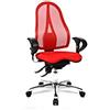 TopSTar ST19UG21 Sitness 15 Sedia Girevole, Rossa