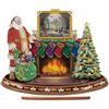 SHEGZHUC Decorazione per pittura con diamanti, decorazione per tavolo da soggiorno, camera da letto, regalo (Natale, Babbo Natale, albero di Natale, camino)