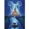 Chilliyin Castle Diamond Art Kit per adulti Fiori Diamond Art Kit fai da te Full Drill Diamante Bottiglia Fiori Rotondi Kit di arte Diamante Artigianato per Decorazione 30,5 x 40,6 cm