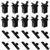 The Lord of the Tools 10 paia di serrature per pattumiera con coperchio tattile, in plastica, ricambio compatibile con Brabantia da 3 a 50 litri