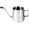 NEOUZA Bollitore per caffè a collo d'oca, bollitore per caffè a goccia, in acciaio inox, 250 ml, senza coperchio