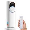 BAKAJI Raffrescatore 3 in 1 con Telecomando per Controllo a Distanza, Ventilatore Rotante Caldo e Freddo, Stufa, Nebulizzatore, Display LCD e Tasti Touch, Ideale per Casa, Ufficio, 29.5 x 24.5 x 81 cm