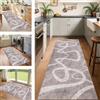 SUCERU Tappeto Passatoia per Corridoio Antiscivolo Tappeto Runner Marrone Vintage Lavabile Tappeto Cucina 50X90CM Camera da Letto Porta d'Ingresso Tappeto Soggiorno Tappeti Runner Tappetini