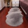 JhavexToy Tappeti in Lana Tappeti Pelosi Abbracciati Matraccio Camera da Letto Morbido Soggiorno 40 x 60 cm - Grigio