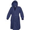 Mastro Bianco Accappatoio con Cappuccio in Spugna 100% Cotone Tinta Unita Uomo Donna Unisex Mastro Bianco (L, Azzurro)
