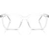 Ray-Ban RX7239 Alain Optics - Occhiali rettangolari per uomo e donna | In Alain - Montatura rettangolare per occhiali da vista, colore: blu trasparente