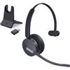 Yealink WH64: Cuffie wireless ibride DECT e Bluetooth con microfono, modello on-ear - WH64 Hybrid Mono con supporto