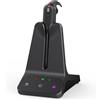 Yealink WH63 E2 Teams, cuffie wireless, per ufficio/call center, 16 g, con microfono, colore nero