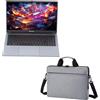 StarTech AceBook 6 Laptop - Processore Intel Twin Lake N150 - Schermo IPS FHD+ da 39,6 cm - 16 GB di RAM DDR4 e SSD da 512 GB - Batteria da 36 Wh - Windows 11 - Include una custodia per laptop
