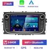 StarTech Autoradio multimediale 2-DIN - Compatibile con Ford Focus 2 (2008-2011), S-Max, Mondeo, Galaxy e C-Max - Schermo touchscreen da 18 cm - Android 13 - 2 GB di RAM, 64 GB di memoria - CarPlay