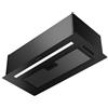 Cecotec Cappa da incasso Bolero Flux IM 604400 Black A+, 55 W, 60 cm | Motore DC, controllo meccanico laterale, striscia LED, filtro in alluminio a 5 strati, filtro a carbone, tubo da 1,5 m