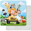 decalsweet Tappeto Gioco Bambini 127×127cm, Addensato 2cm Tappeto Gioco Neonato, Antiscivolo Pieghevole Tappeto Cameretta Bambina & Bambino, Tappeto Tummy Time Neonati (Auto animali)