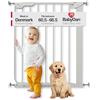 BabyDan Esbjerg, Cancelletto a pressione extra sottile, 60,5-66 cm, Cancelletto per bambini, bianco, Made in Denmark - (Cancelletto per animali/cane)