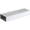 EDIL PLAST - LA VENTILAZIONE TUBO RETTANGOLARE AERAZIONE CANALIZZATA 220X90 MM DA 1 M BIANCO CT1229B