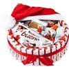 ONZA DULCE Y SALADO SWEET & SALTED Onza Calza Befana Kinder - Torta Kinder da Regalare per Natale, Befana, Dolci di Santa Lucia - Box Kinder di Cioccolatini Assortiti con Kinder Bueno, Kinder Cioccolato, Happy Hippo, Schokobons.