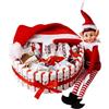 ONZA DULCE Y SALADO SWEET & SALTED Onza Elfo Dispettoso Natale Calza Befana Kinder - Box Kinder Natale 2025: Cioccolatini Kinder Bueno, Happy Hippo, Cioccolato Mini - Cesto Natalizio Regalo Uomo Donna