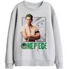 One Piece One Piece Zoro Kids Sweatshirt, Athletic Heather Pullover Unisex - Bambini e Ragazzi (Pacco da 1)