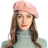 ZLYC Donne Classico Artista Francese Berretto Berretto | Cappelli vintage da donna, tinta unita, per autunno e inverno, viaggi o uso quotidiano