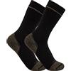 Carhartt Midweight Cotton Blend Steel Toe Boot Sock 2 Pairs Calzini per stivali con punta in acciaio di peso medio in misto cotone, 2 paia Uomo
