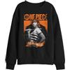 One Piece One Piece (Netflix) Nami Etched Portrait Kids Sweatshirt, Black Pullover Unisex - Bambini e Ragazzi (Pacco da 1)