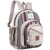 KayJayStyles Zaino fatto a mano in canapa naturale Nepal per donne e ragazze, piccolo zaino leggero, Daypack1, M
