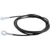Wodsty Cavo di ricambio per studio domestico, cavo in acciaio da 5 mm | Cavo di ricambio in acciaio da 5 mm, per attrezzi da fitness a casa, corda rivestita in nylon, con rivestimento in