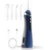 Opatiny Idropulsore per denti, irrigatore senza fili con 3 modalità e 4 punte a | Plettro dentale elettrico ricaricabile USB, impermeabile IP65, rimozione della placca, per gengive sensibili alle parentesi
