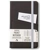 IF - Bookaroo A6 notebook, 192 pages, lined, black