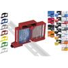 Shelly Hutschienenhalter PW3D Print Worth - Supporto per binario 3D PWG3-Dual per 32 Shelly: 1,1PM,2PM,Shutter,1L,2L,EM,i4,i4DC,i4LR,Dimmer,Dimmer Dali,RGBW PM (Wave/Plus,G3,G4) (Rosso-Prime)